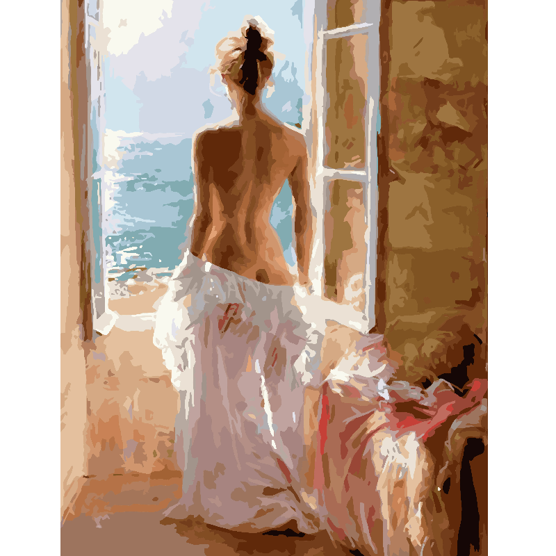 Kit Paint by numbers 50x65 Intimidad velada | WG3745 Main Image